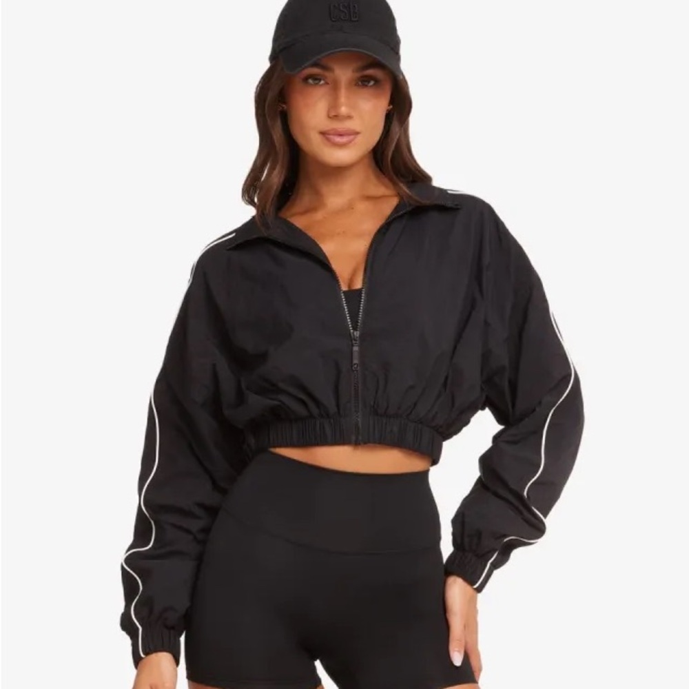 Beis x CSB Cropped Windbreaker Jacket